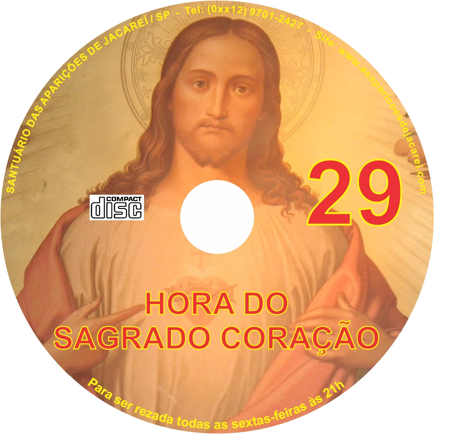 CD Hora do Sagrado Coração 29 CD Hora do Sagrado Coração 29